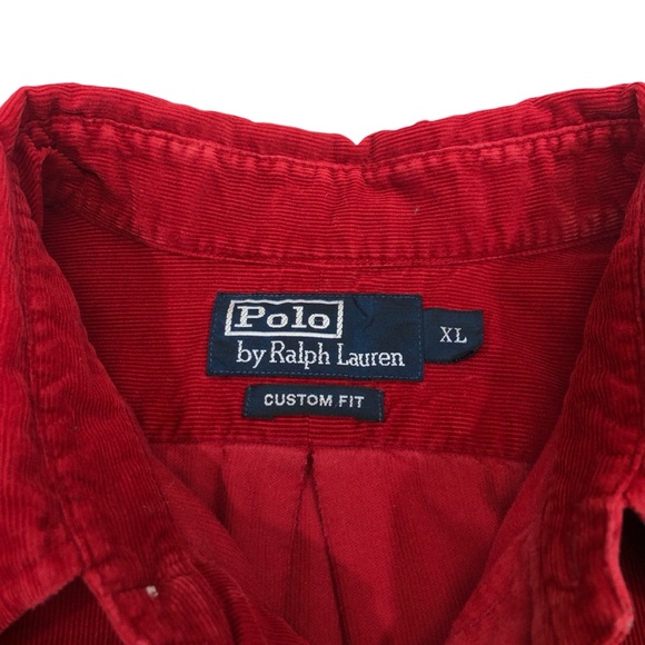 Polo Ralph Lauren Corduroy Button Down Shirt Men’s XL - Picture 3 of 5